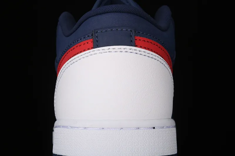 All categories Air Jordan Jordan series basketball shoes Air Jordan 1 Low G version pure original Air Jordan 1 Low AJ1 Joe 1 Patriot blue and red low-top cultural and leisure sports sneakers CZ8454-400